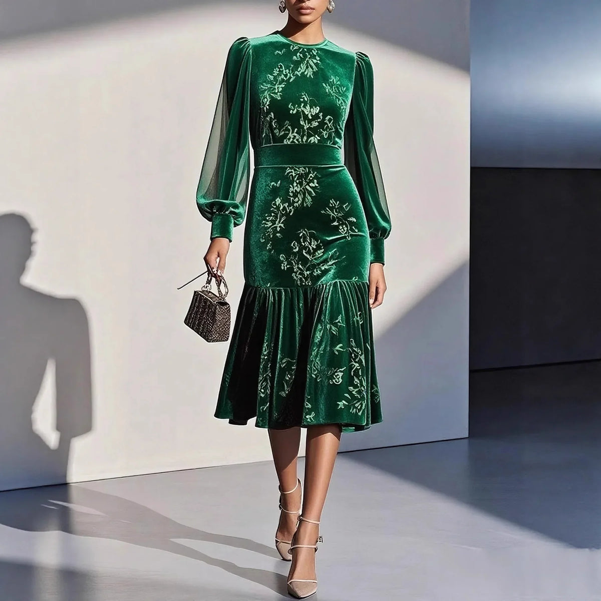 Women's Velvet Occasion Dress
