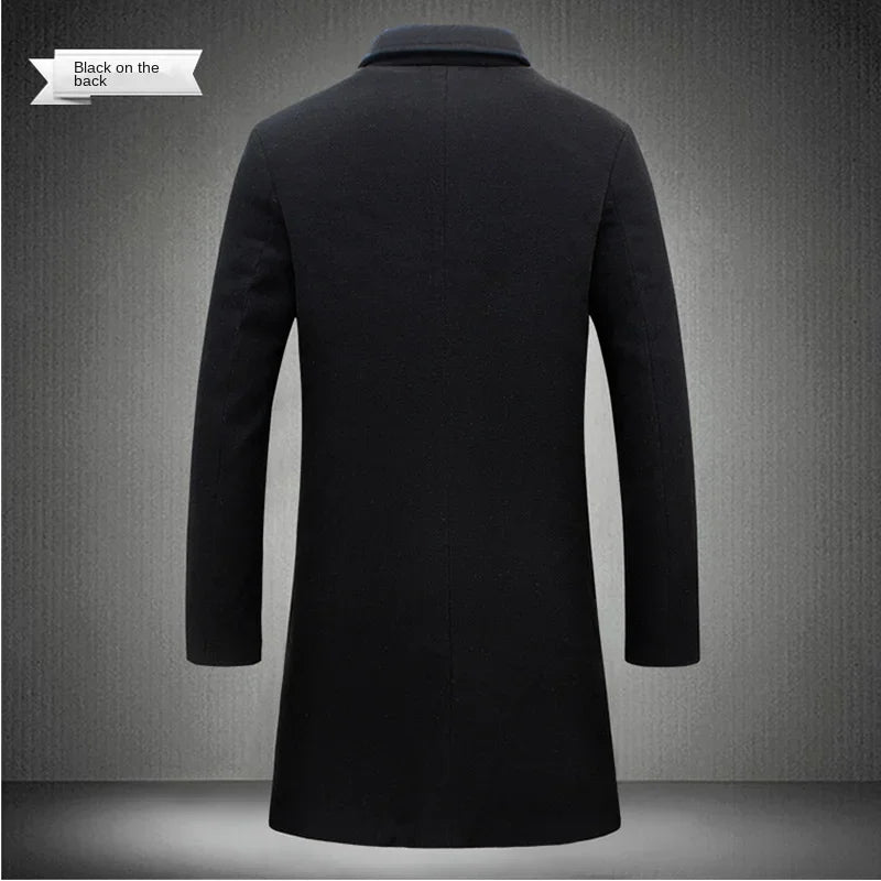 Men's Cotton Wool Overcoat – Full Length