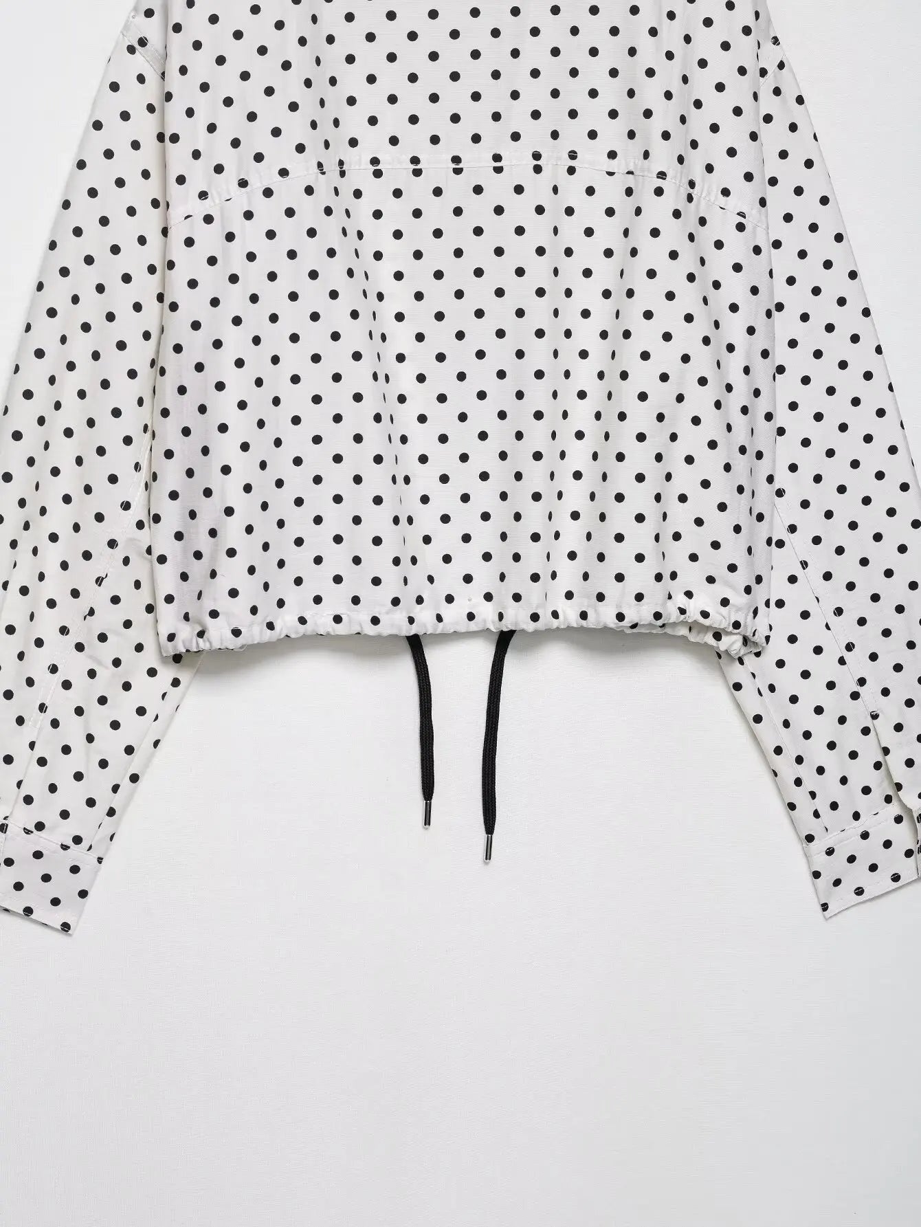 Women's Polka Dot Turtleneck Coat