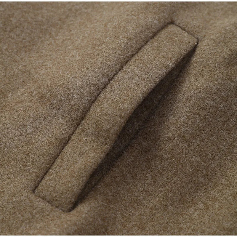 Women's Wool Jacket with Pleats