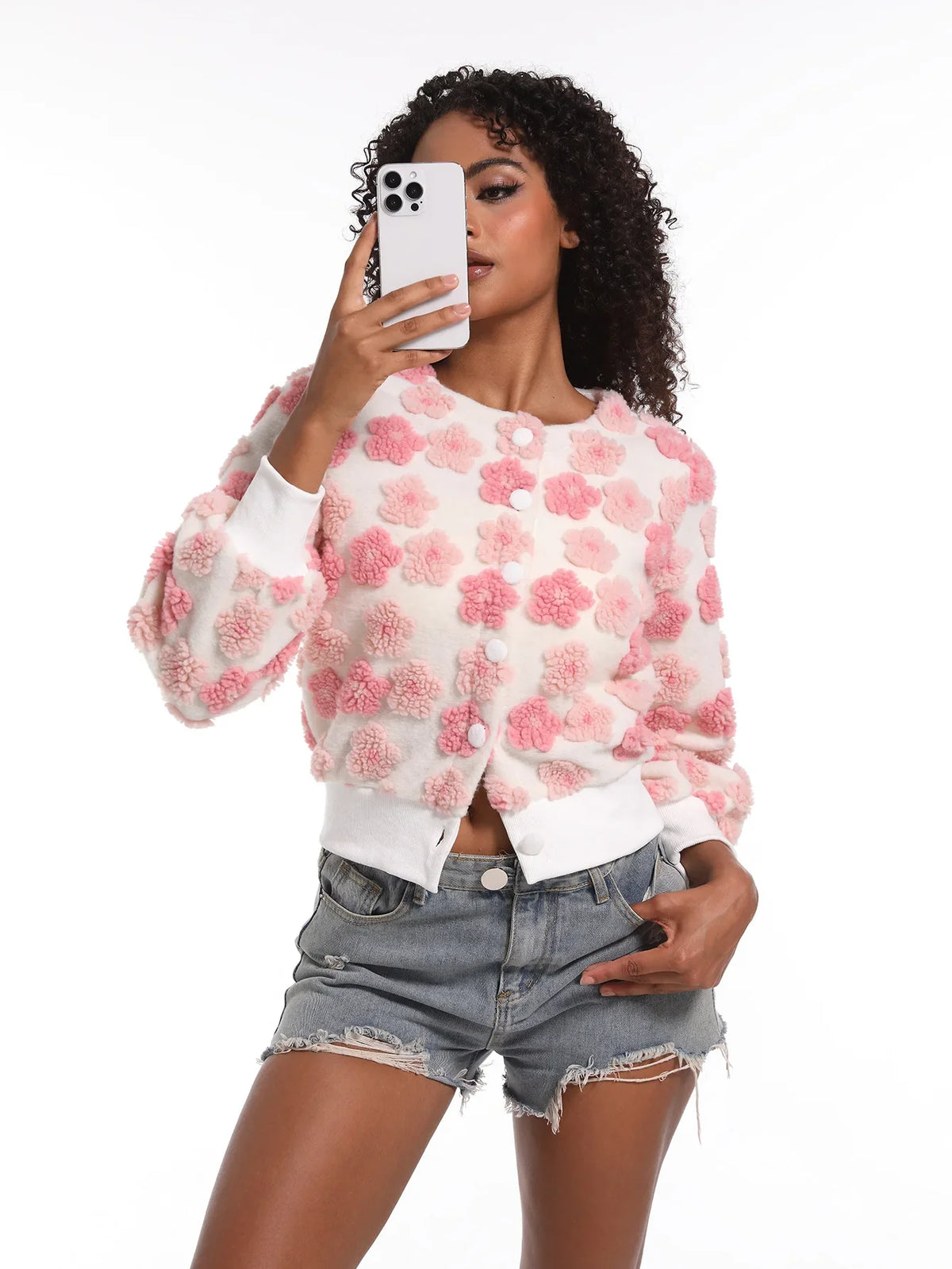Women's Short Jacquard Jacket