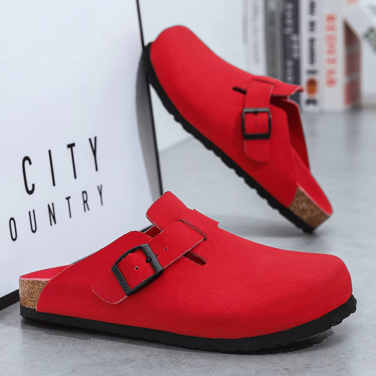 The Hoxton Men's Adjustable Buckle Comfort Clogs