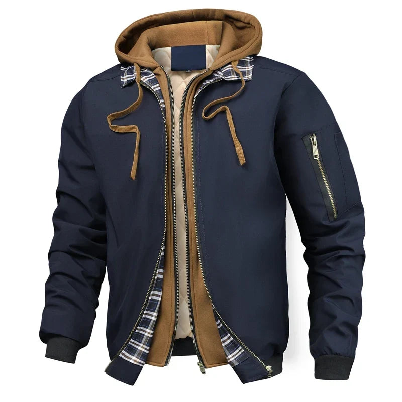 Men's Hooded Winter Parka – Windproof