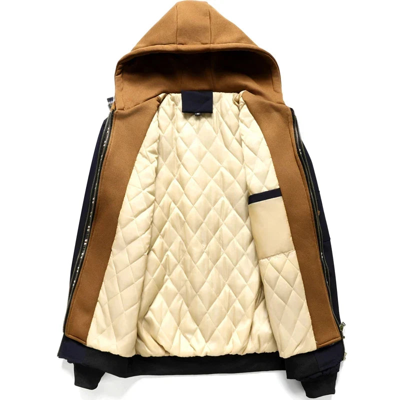 Men's Hooded Winter Parka – Windproof