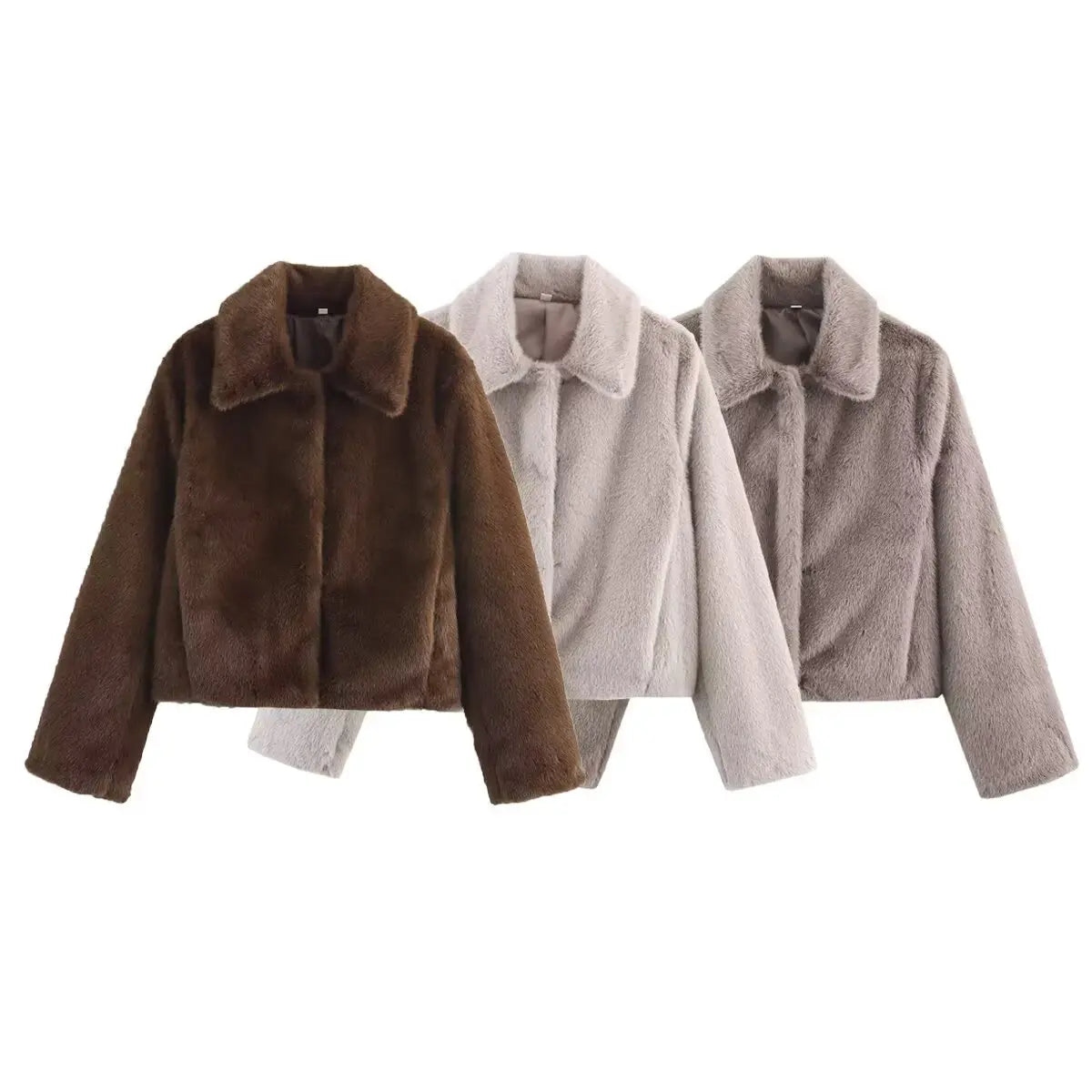 Women's Relaxed Brown Jacket