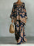 Navy Paisley