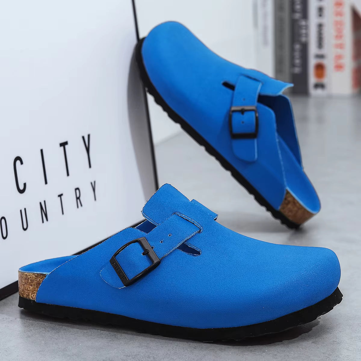 The Hoxton Men's Adjustable Buckle Comfort Clogs