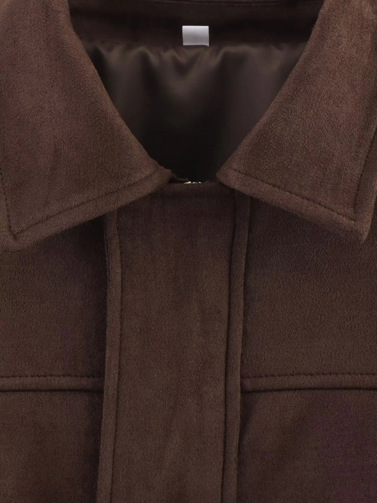 Women's Batwing Suede Texture Coat