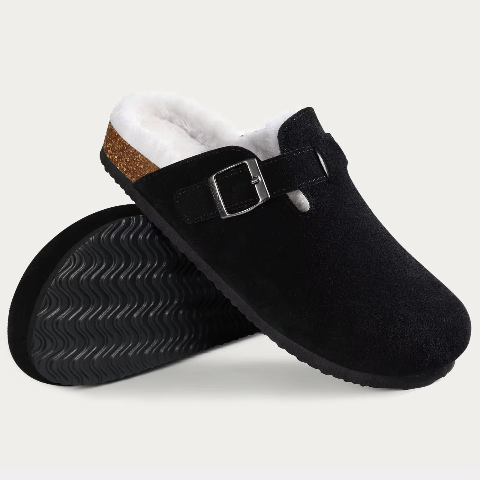 The Canonbury Men's Fleece Lined Buckle Winter Clogs