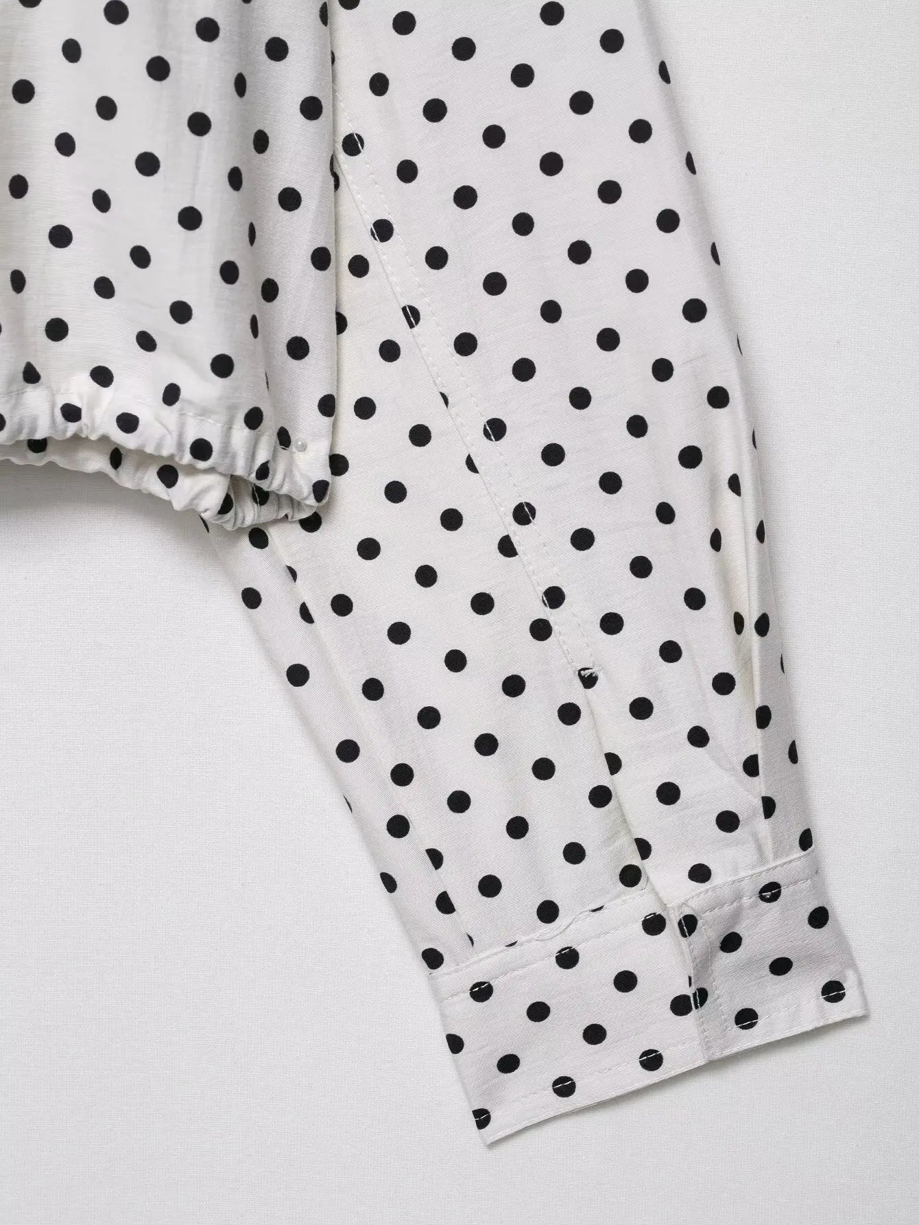 Women's Polka Dot Turtleneck Coat