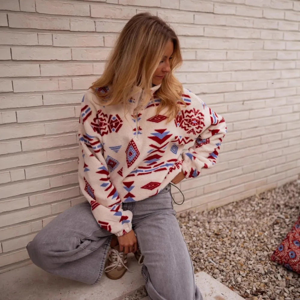 Women's Fleece Pullover and Trousers Set