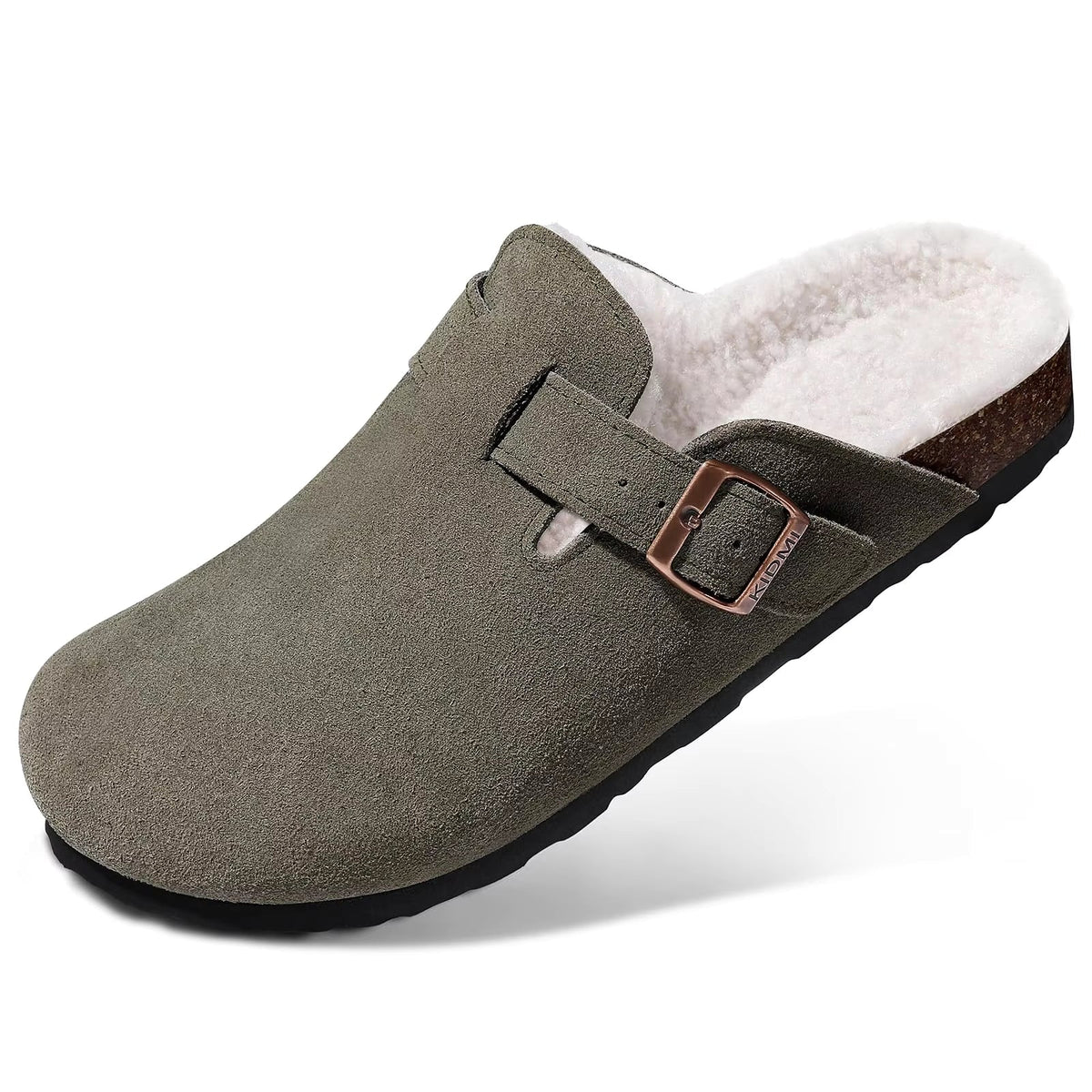 The Canonbury Men's Fleece Lined Buckle Winter Clogs