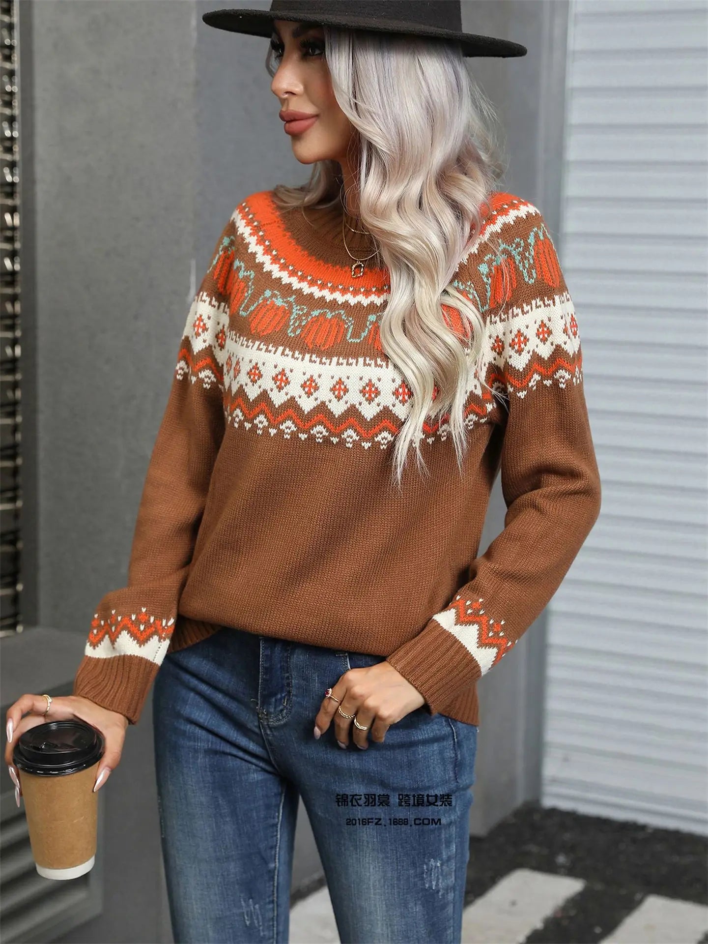 Women's Relaxed Crew Neck Knit