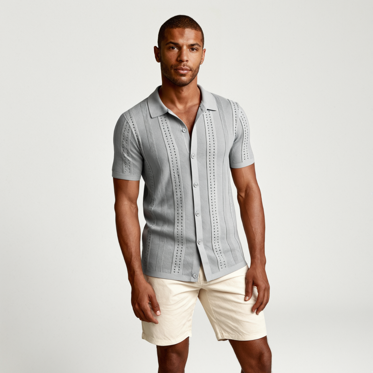 The Amalfi Men’s Button Down Shirt – Casual Summer Shirt