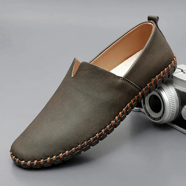 The Lerici Men's Handcrafted Leather Slip On Loafers