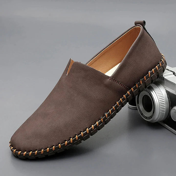 The Lerici Men's Handcrafted Leather Slip On Loafers