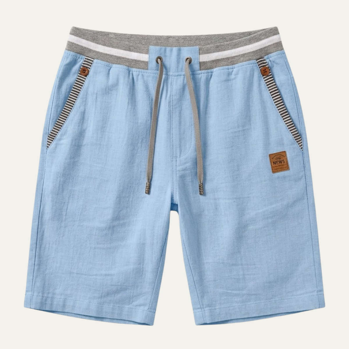 The Sacramento Men's Drawstring Linen Summer Shorts