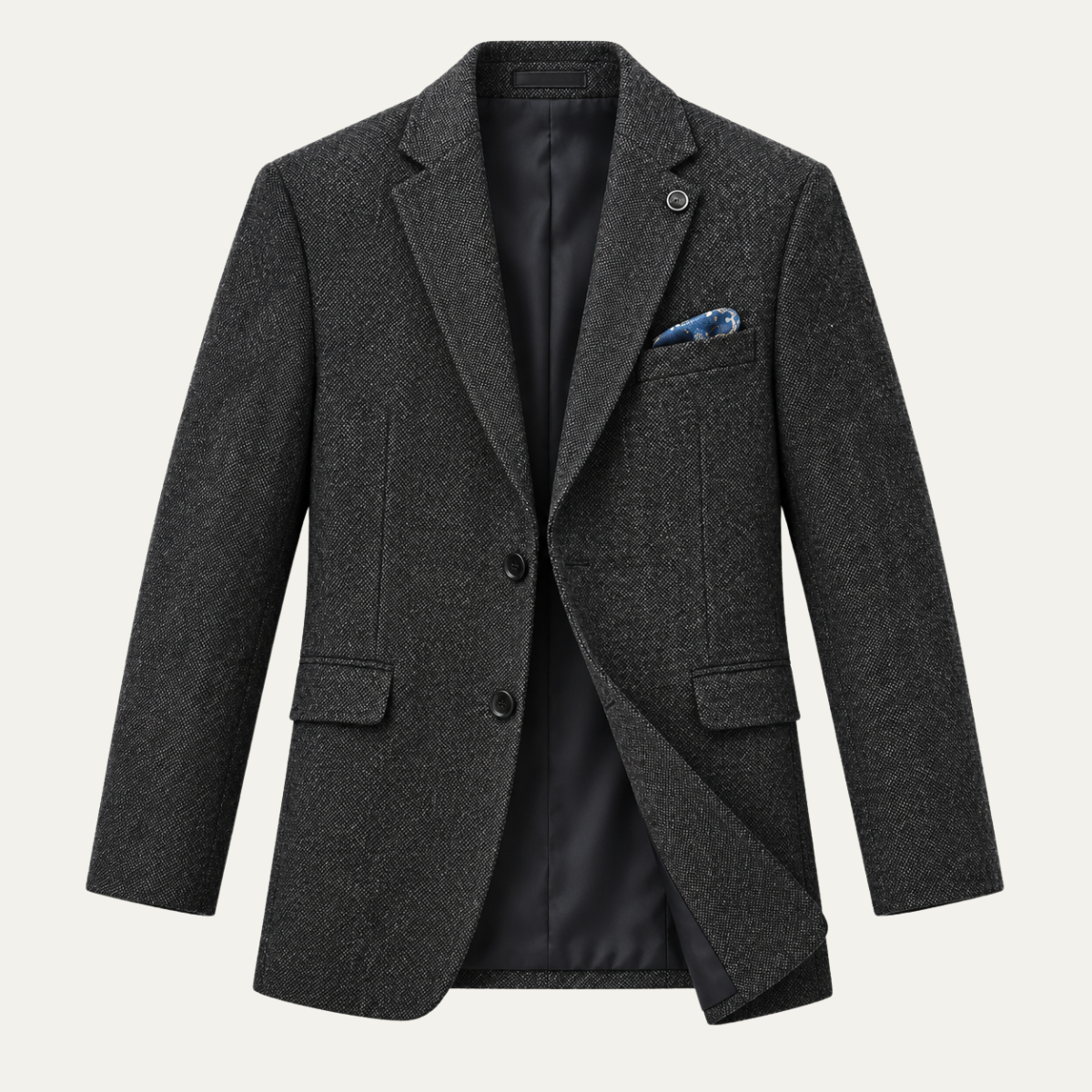 Men's Herringbone Blazer – Cashmere Blend
