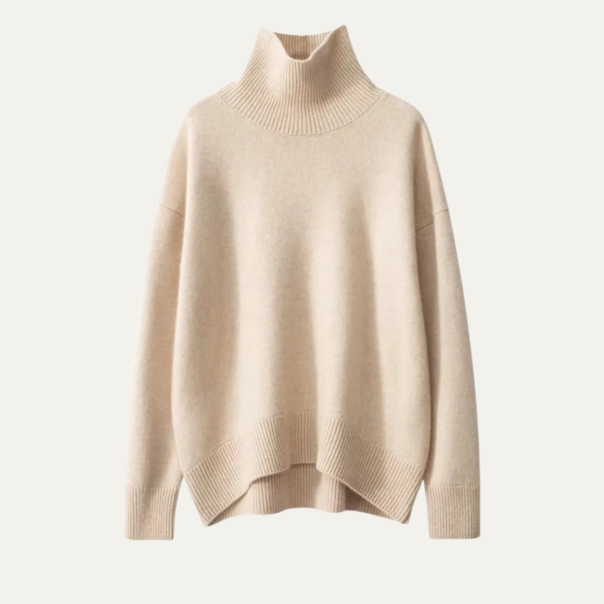 Women's Cashmere Blend High Neck Knit