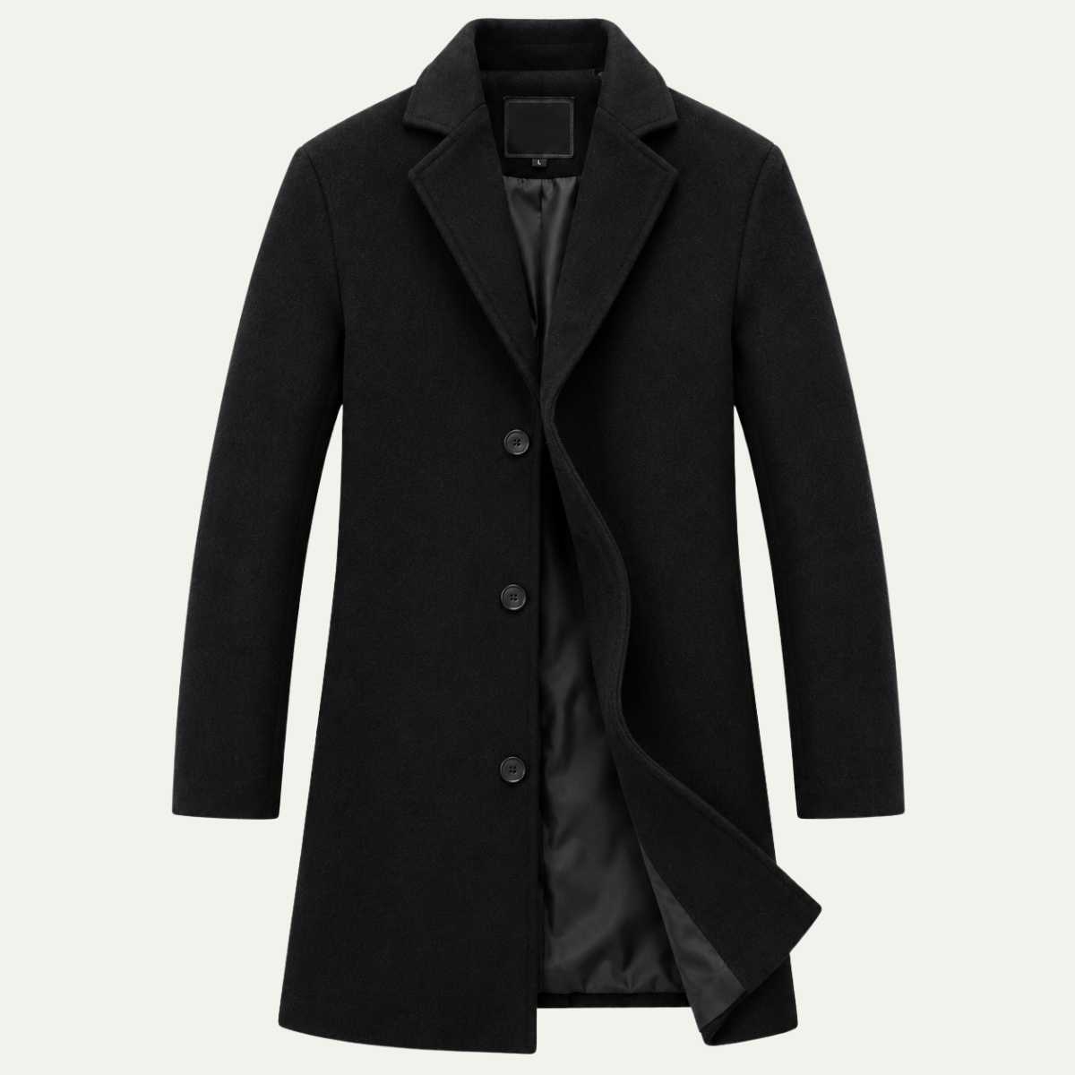 Men's Cotton Wool Overcoat – Full Length