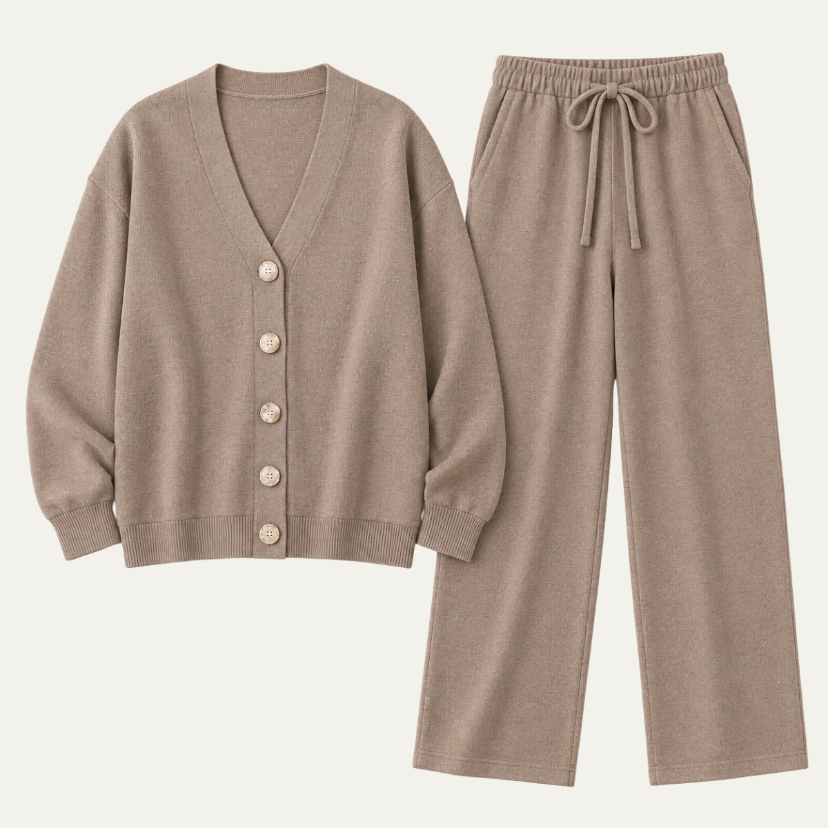 Women's Knit Two Piece Lounge Set