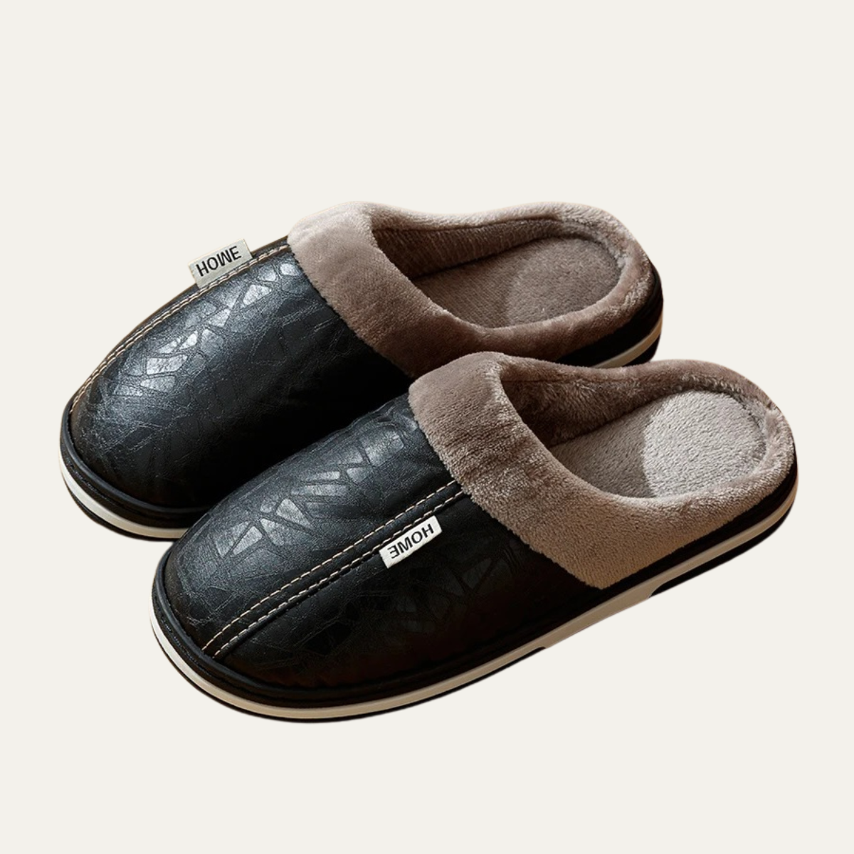 The Maida Vale Men's Fleece Lined Slip On Slippers