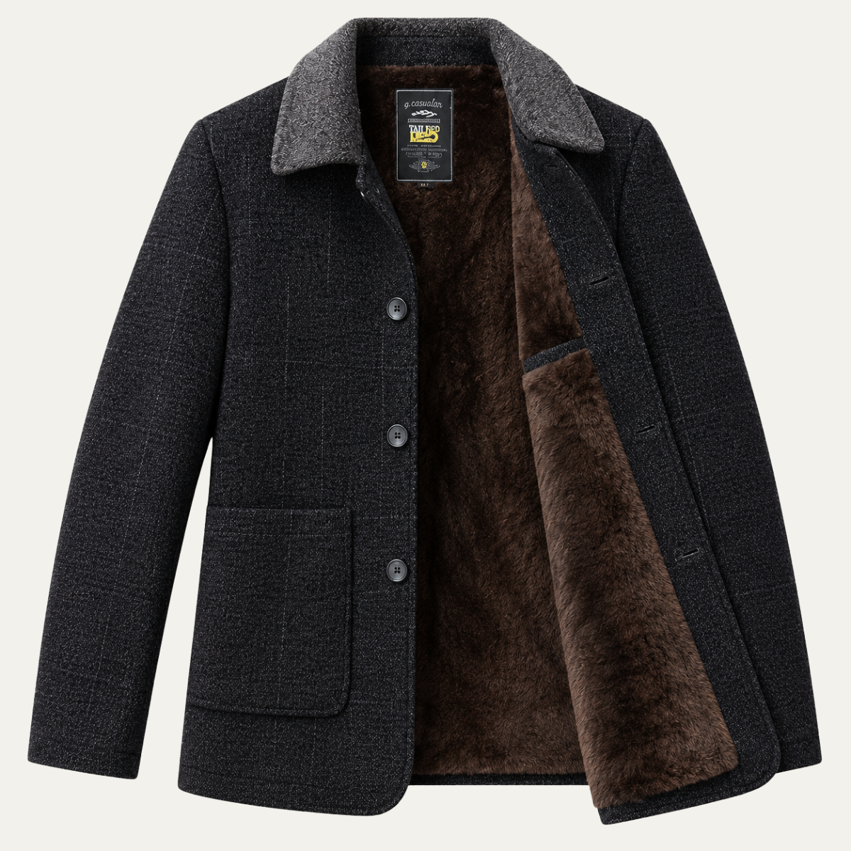 The Clerkenwell Men's Fleece Lined Winter Jacket