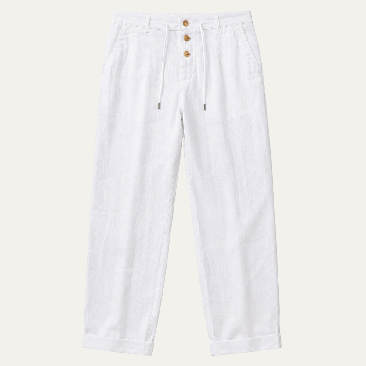 The Brickell Men's Drawstring Linen Beach Pants