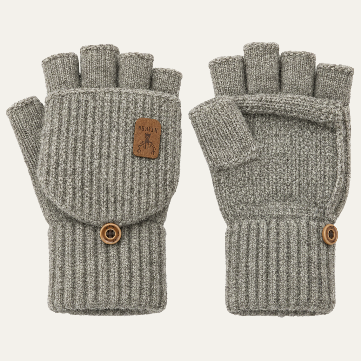 Women's Fingerless Knit Gloves