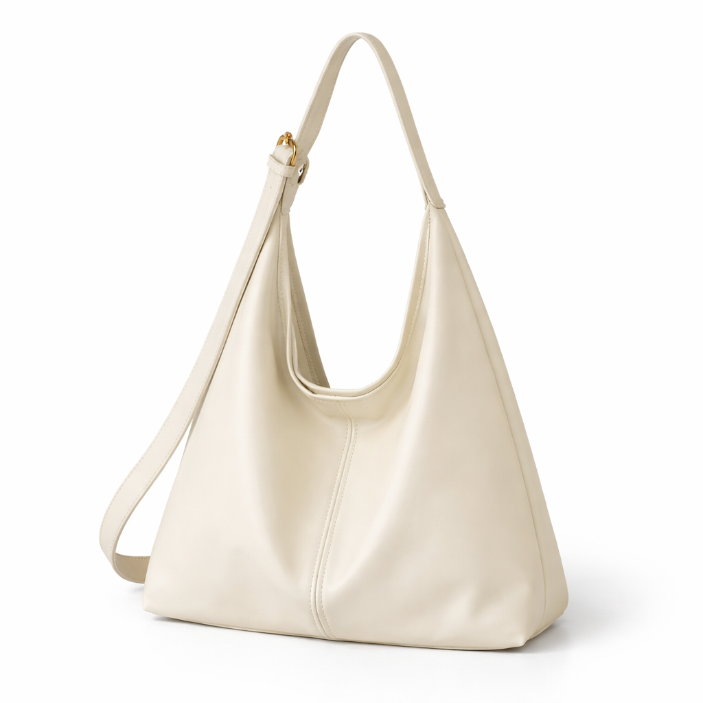 Women's Shoulder Bag – Oversized Minimalist Vegan Leather Bag