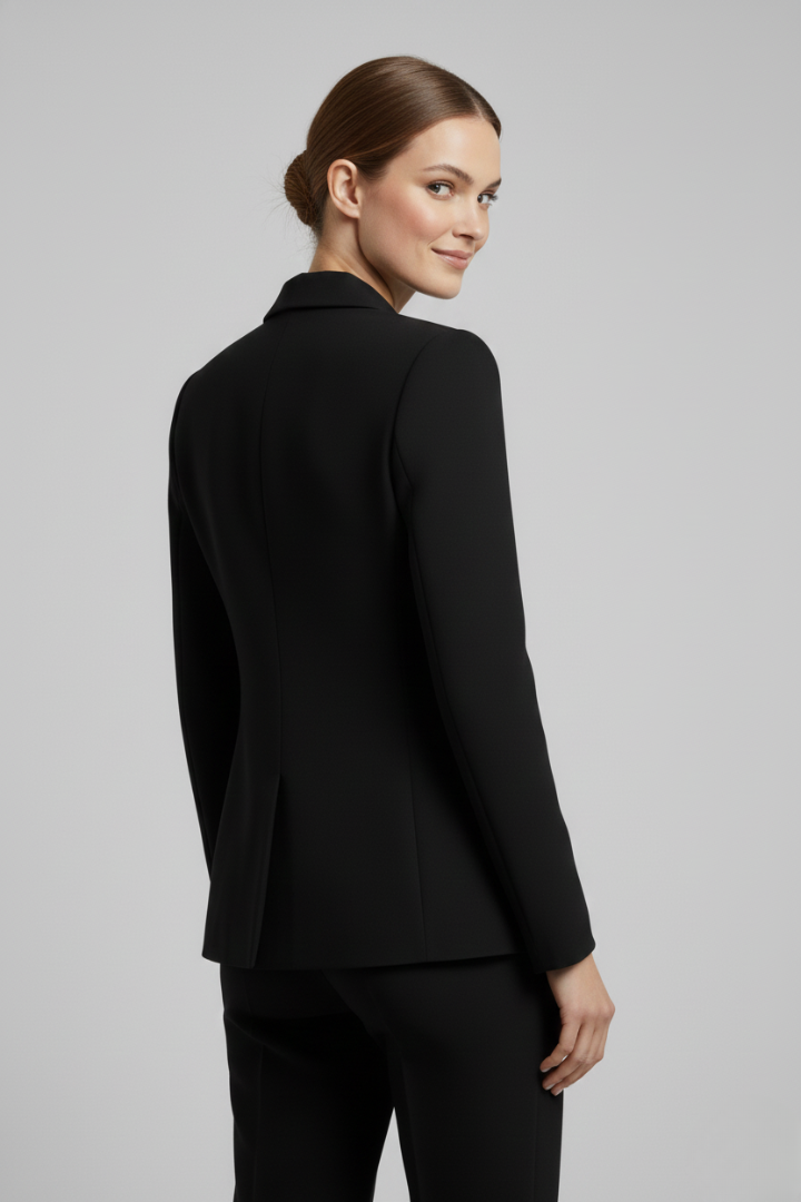 Women's Bold Blazer with Metal Buttons