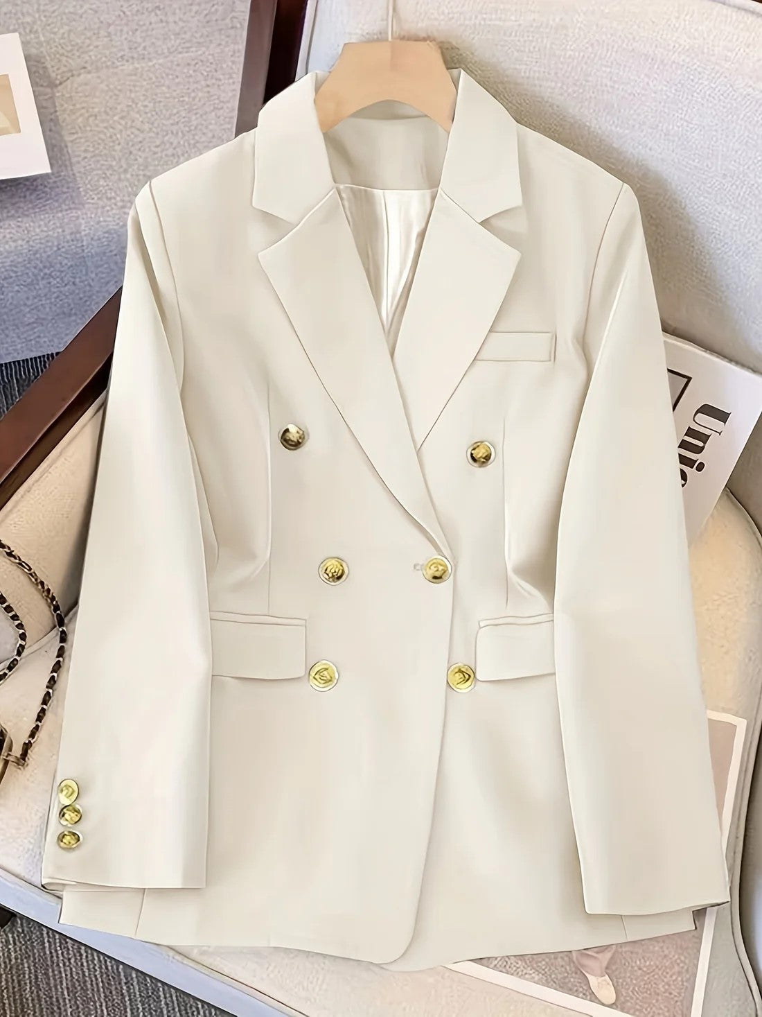 Women's Heavier Weight Double Row Blazer