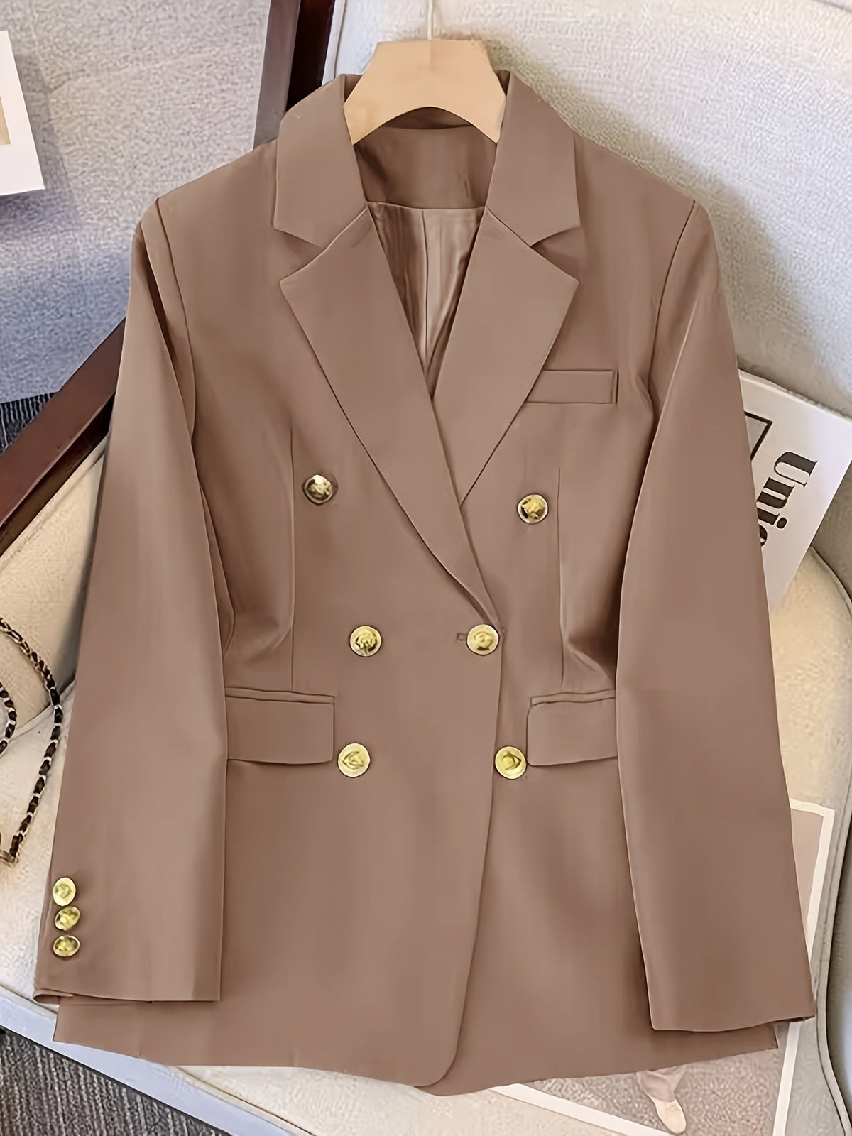 Women's Heavier Weight Double Row Blazer