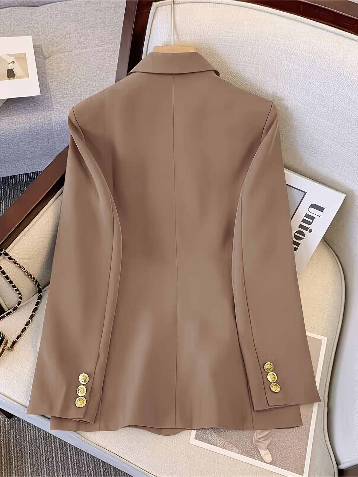 Women's Heavier Weight Double Row Blazer