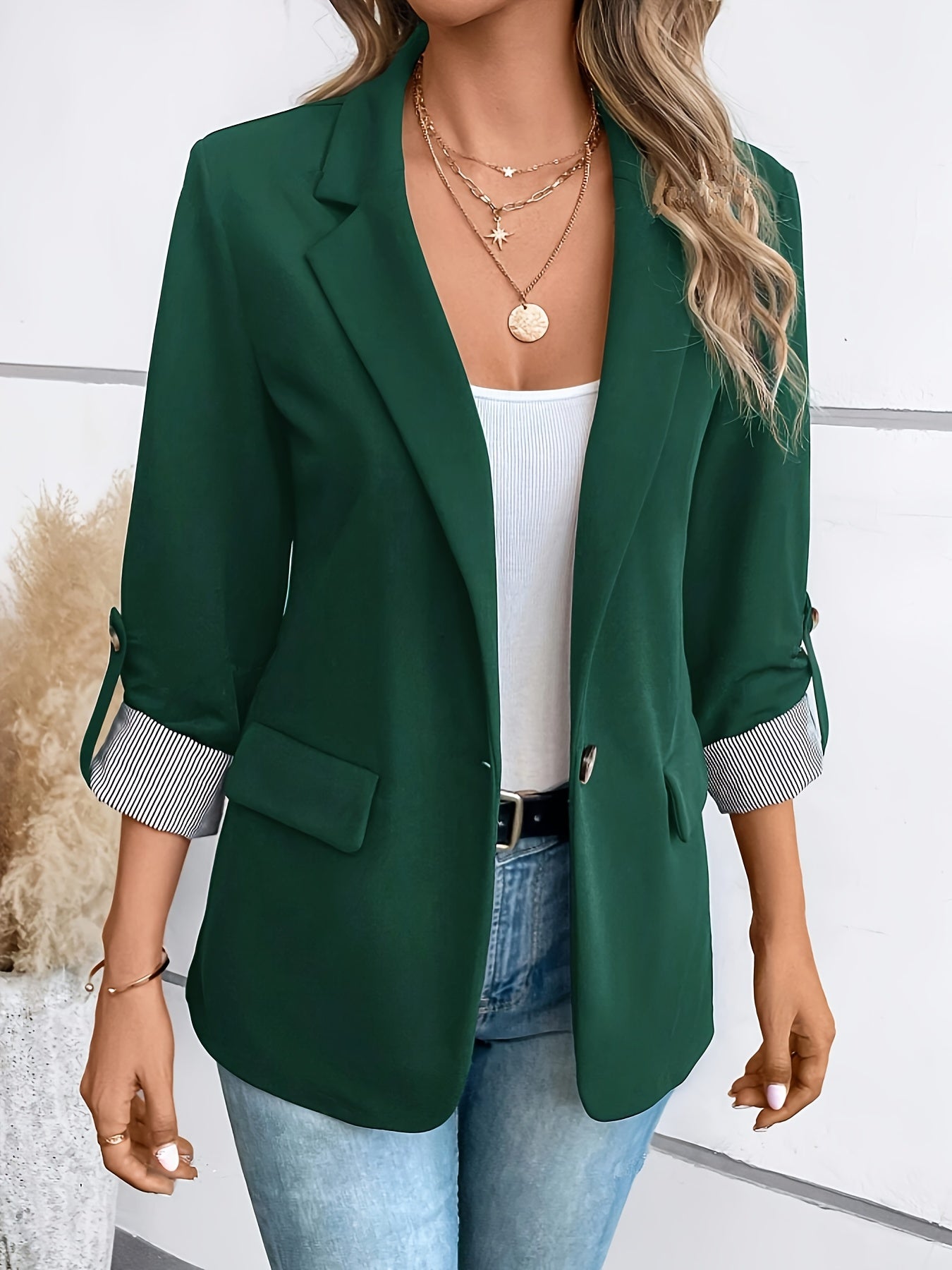 Women's Easy Check Blazer