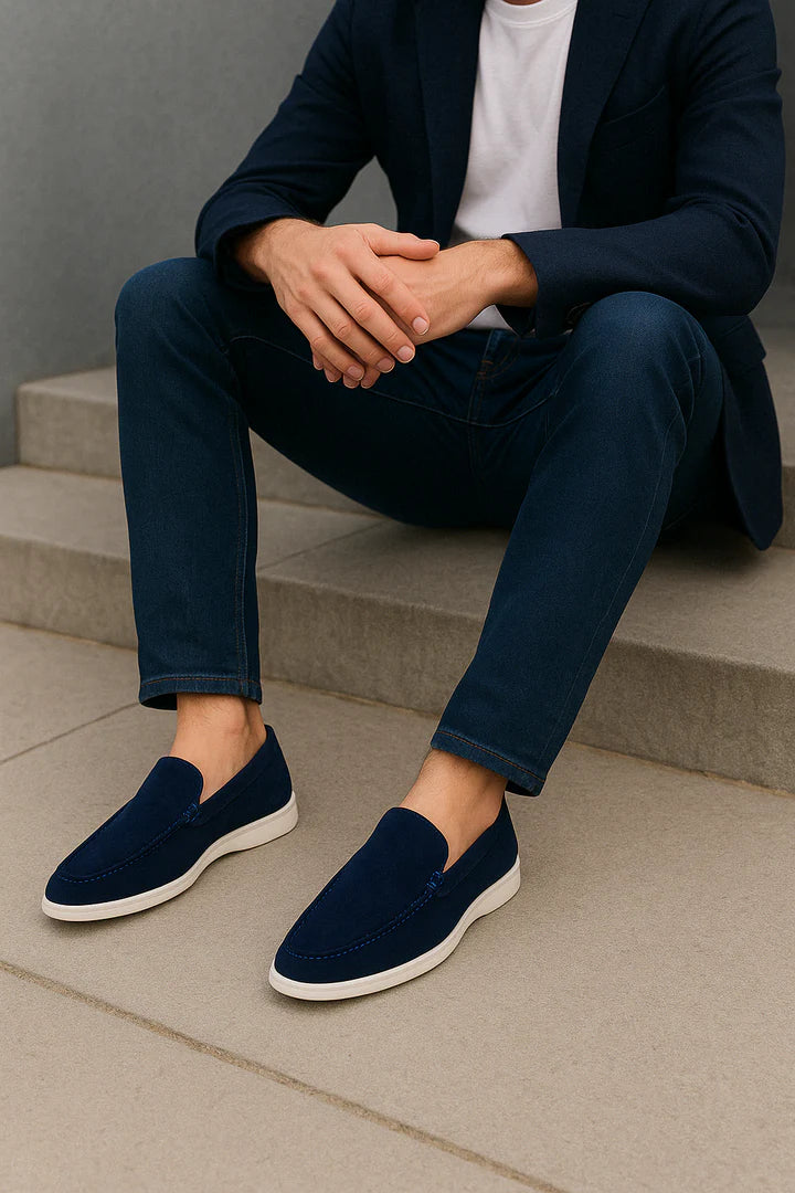 The Sanremo Men's Premium Suede Casual Slip On Loafers