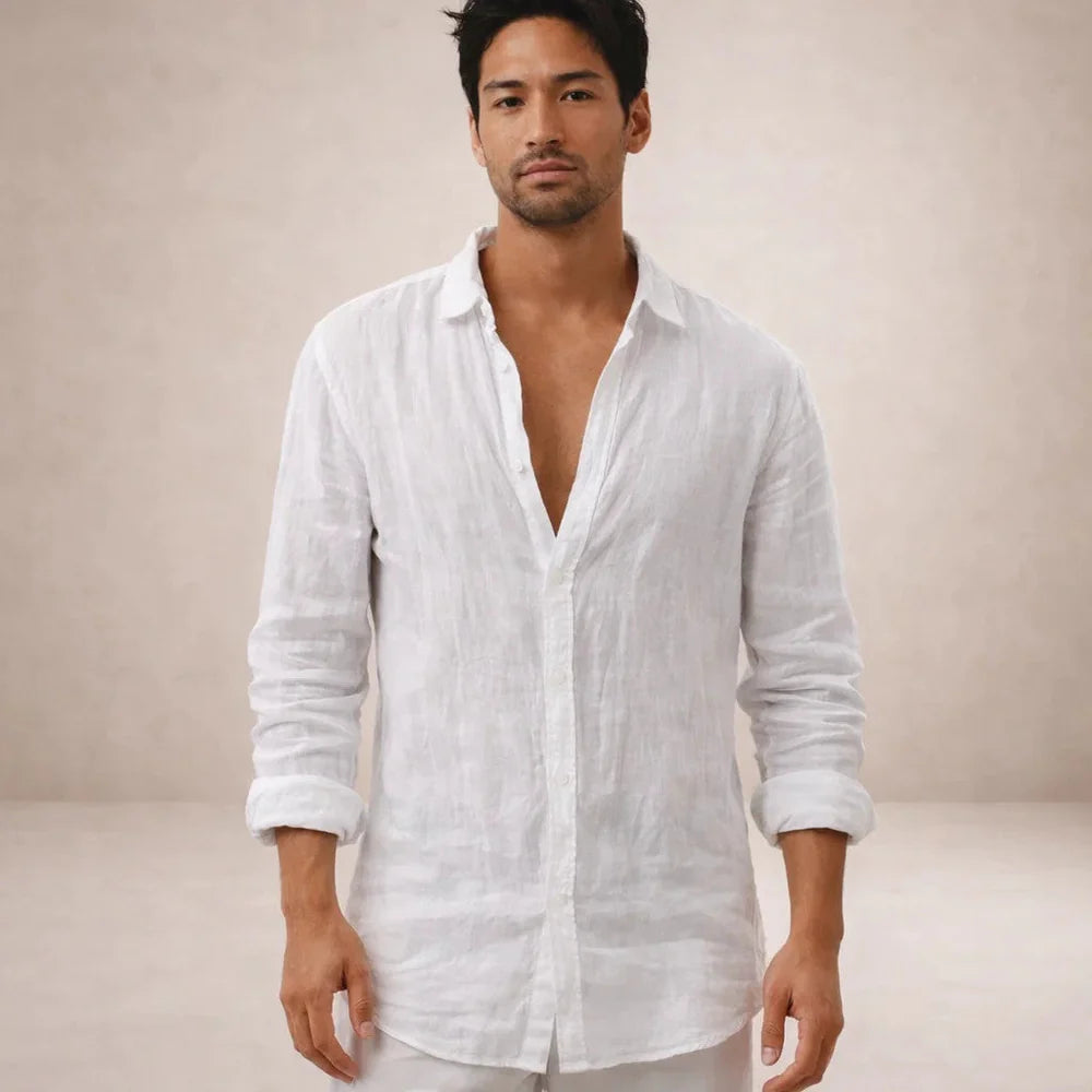 The Manchester Men's Lightweight Linen Shirt