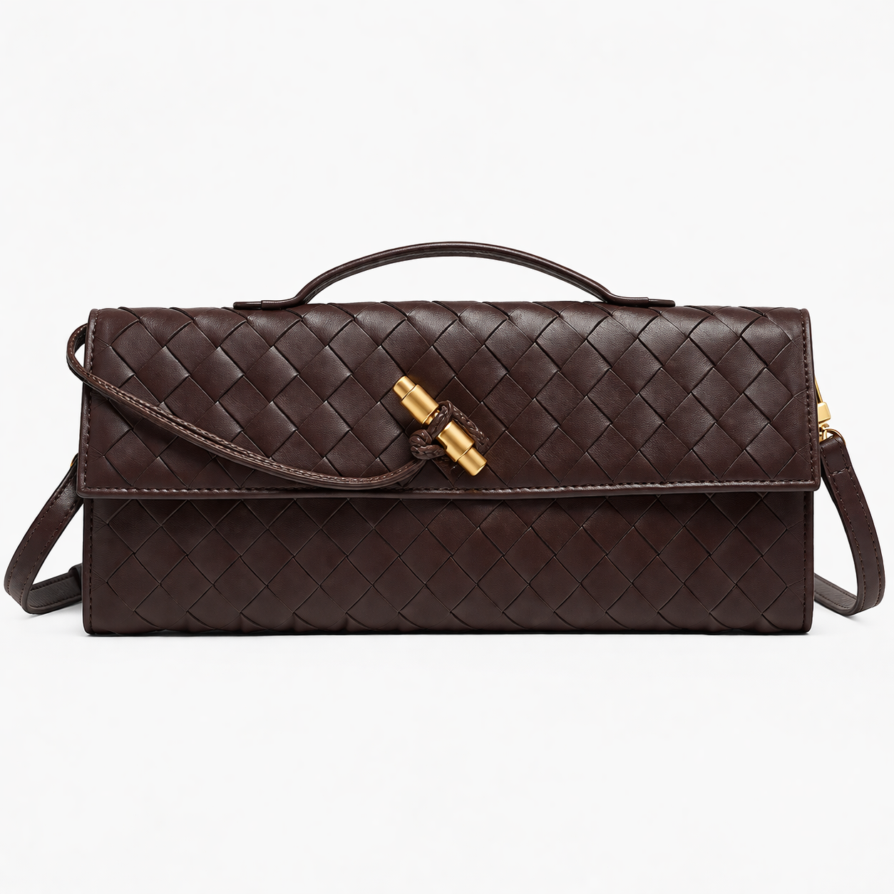 Woven Clutch Bag – Evening Shoulder Bag for Women
