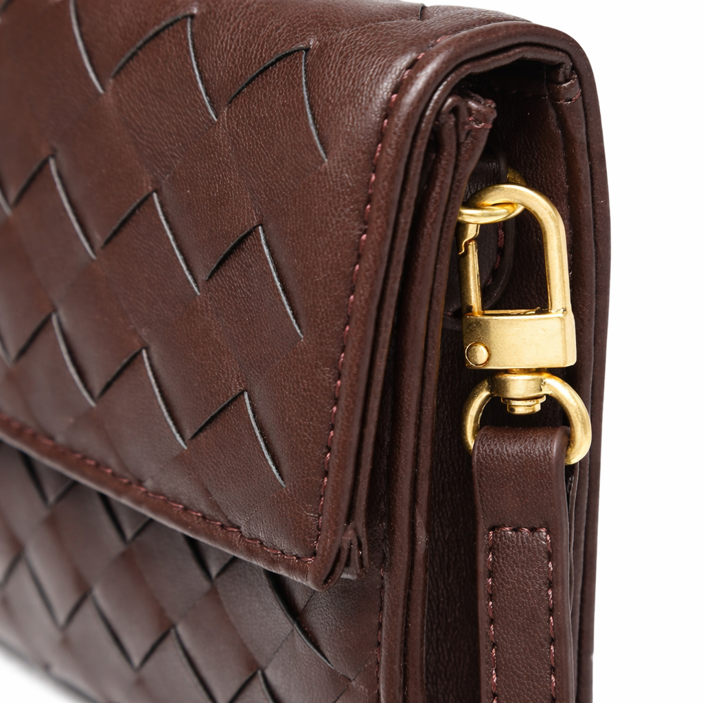 Woven Clutch Bag – Evening Shoulder Bag for Women