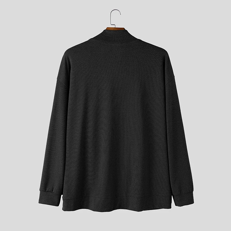 The Bloomsbury Men's Open Front Knit Cardigan
