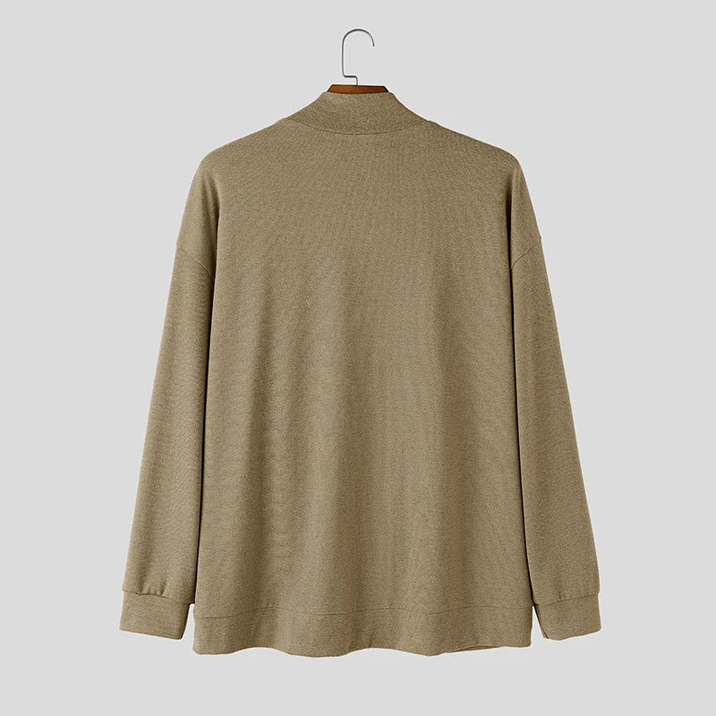 The Bloomsbury Men's Open Front Knit Cardigan