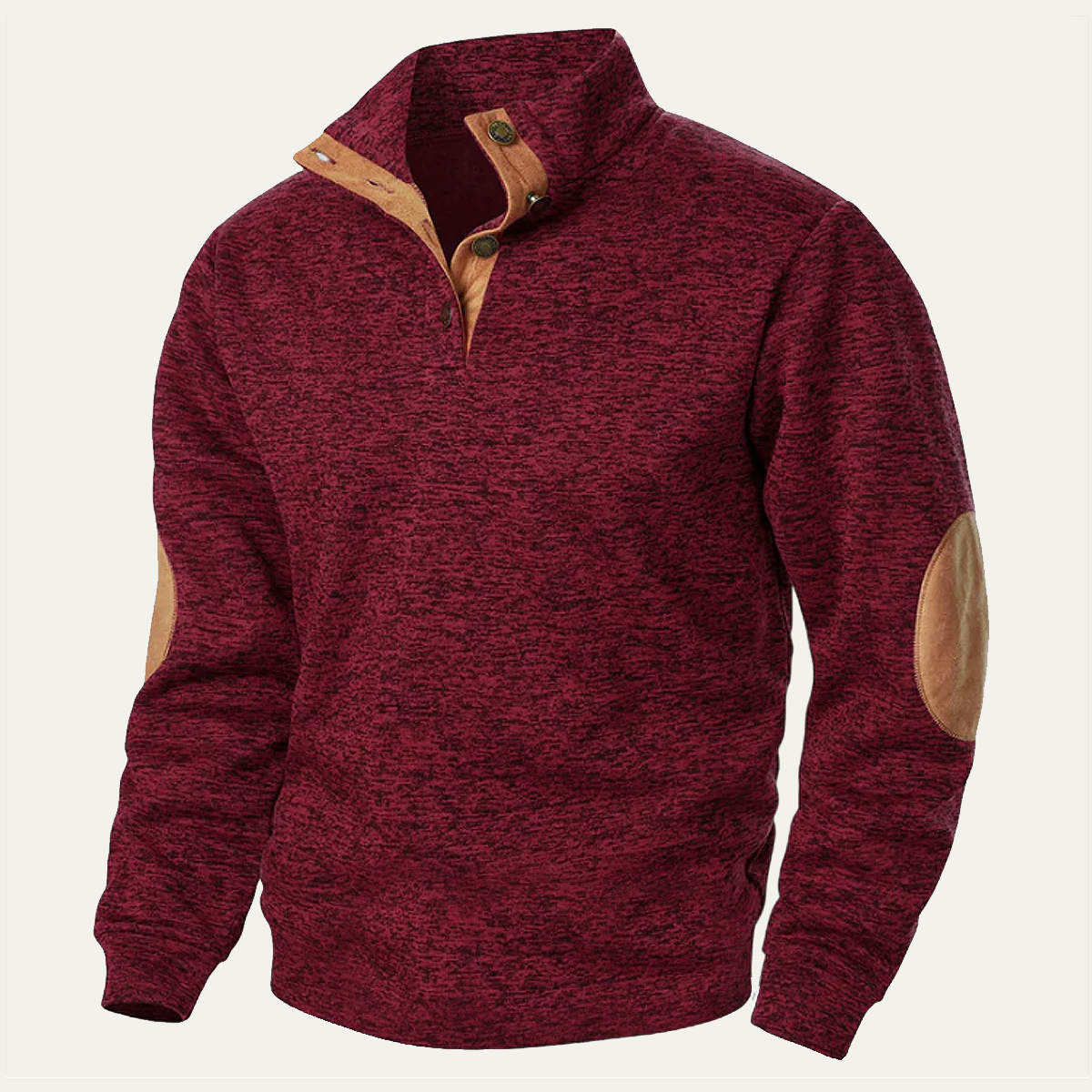 The Tarvisio Men’s Knitted Heritage Jumper with Elbow Patches