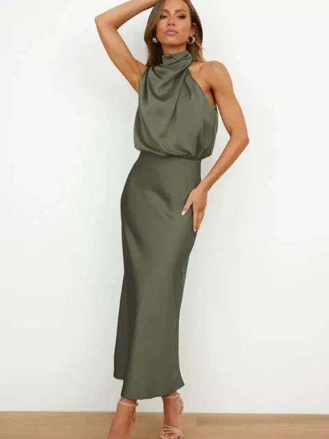 Women's No Sleeve Maxi Dress in Seven Shades