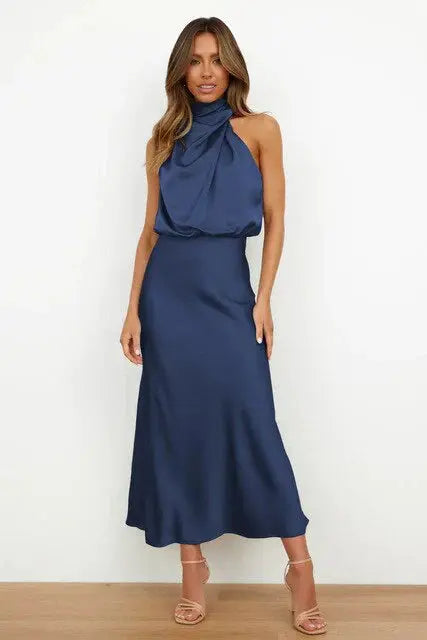 Women's No Sleeve Maxi Dress in Seven Shades
