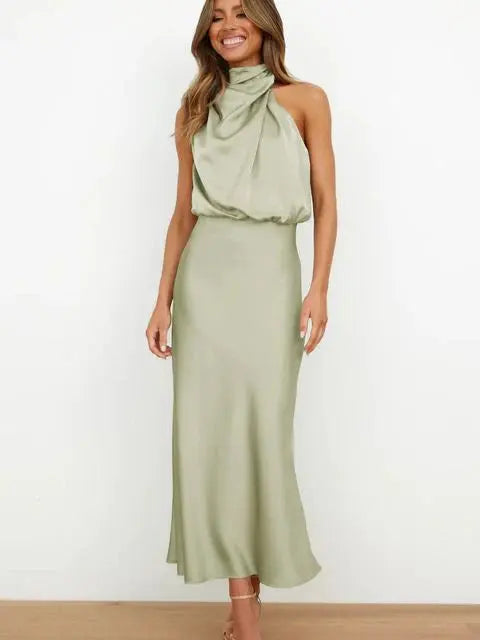 Women's No Sleeve Maxi Dress in Seven Shades