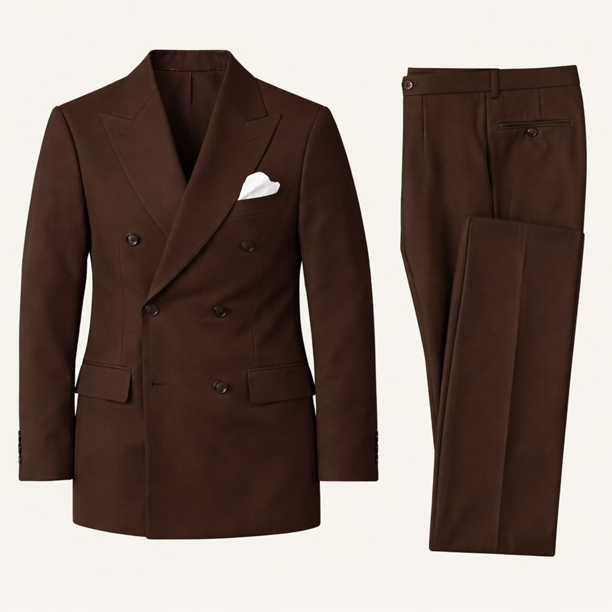 The Bolzano Men’s Double Breasted Suit – Stylish Formal Jacket and Trousers Set