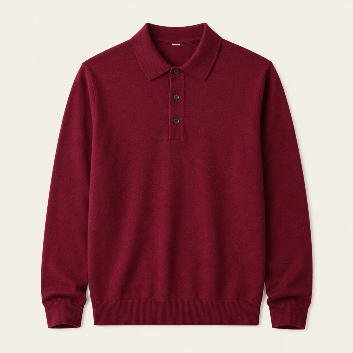 Men’s Merino Wool Knit Smart Trendy Polo Jumper