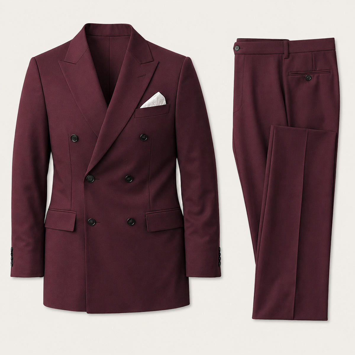 Men’s Double Breasted Suit – The Desenzano - Timeless Formal Jacket and Trousers Set (kopie)