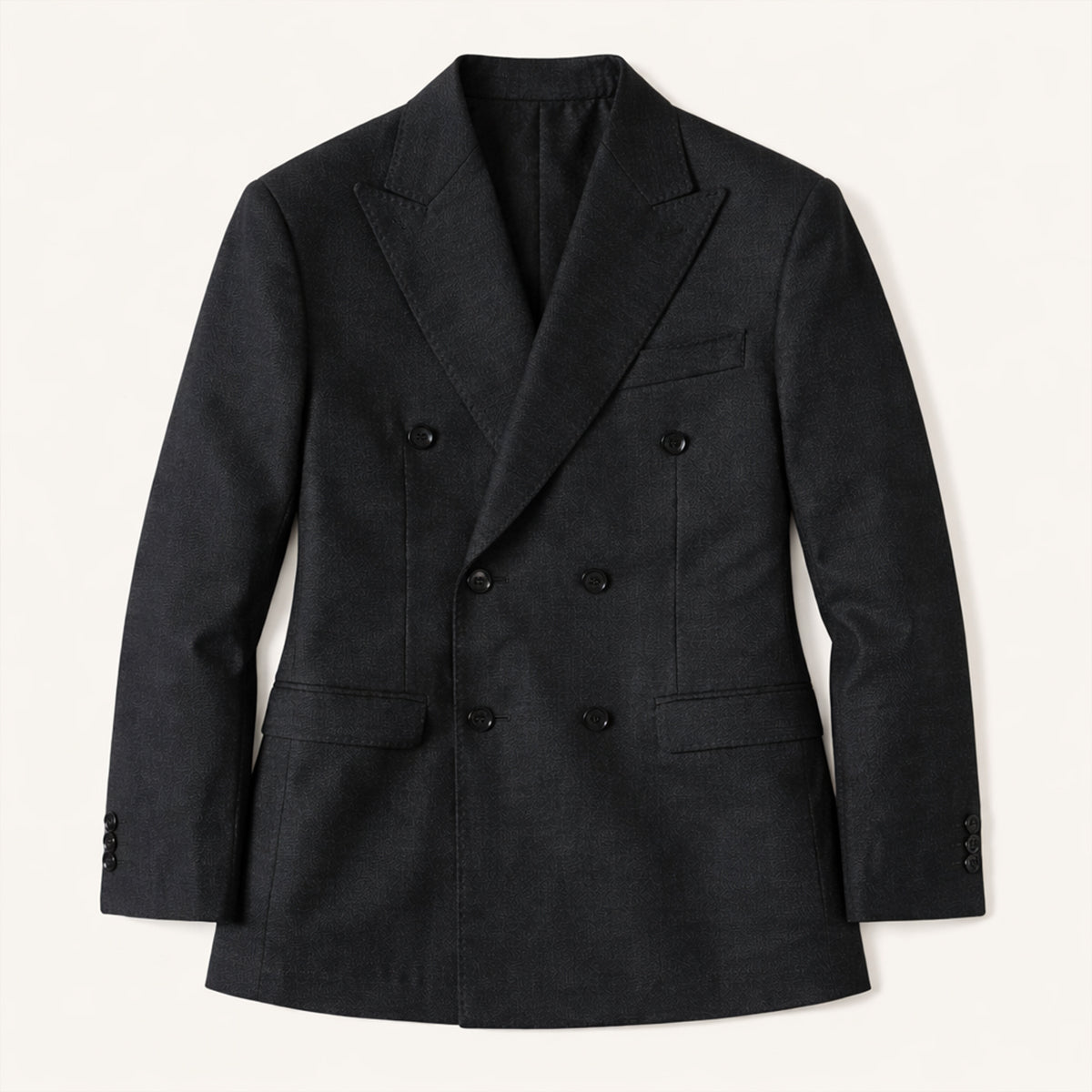 The Castelmola Men’s Elegant Double Breasted Linen Blazer
