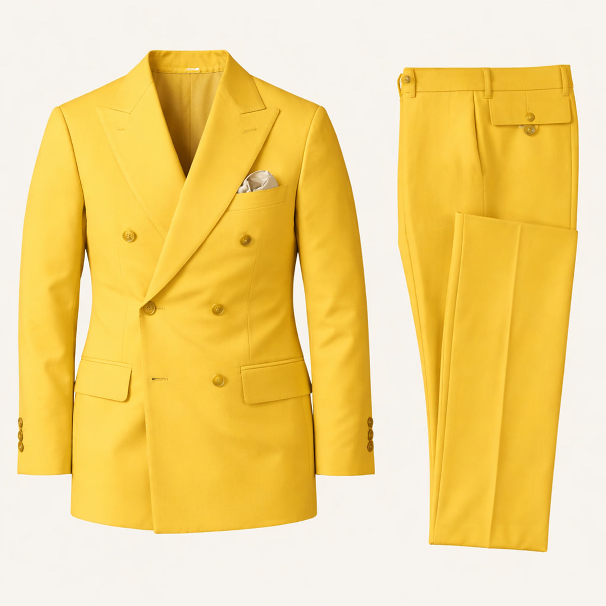 The Bolzano Men’s Double Breasted Suit – Stylish Formal Jacket and Trousers Set